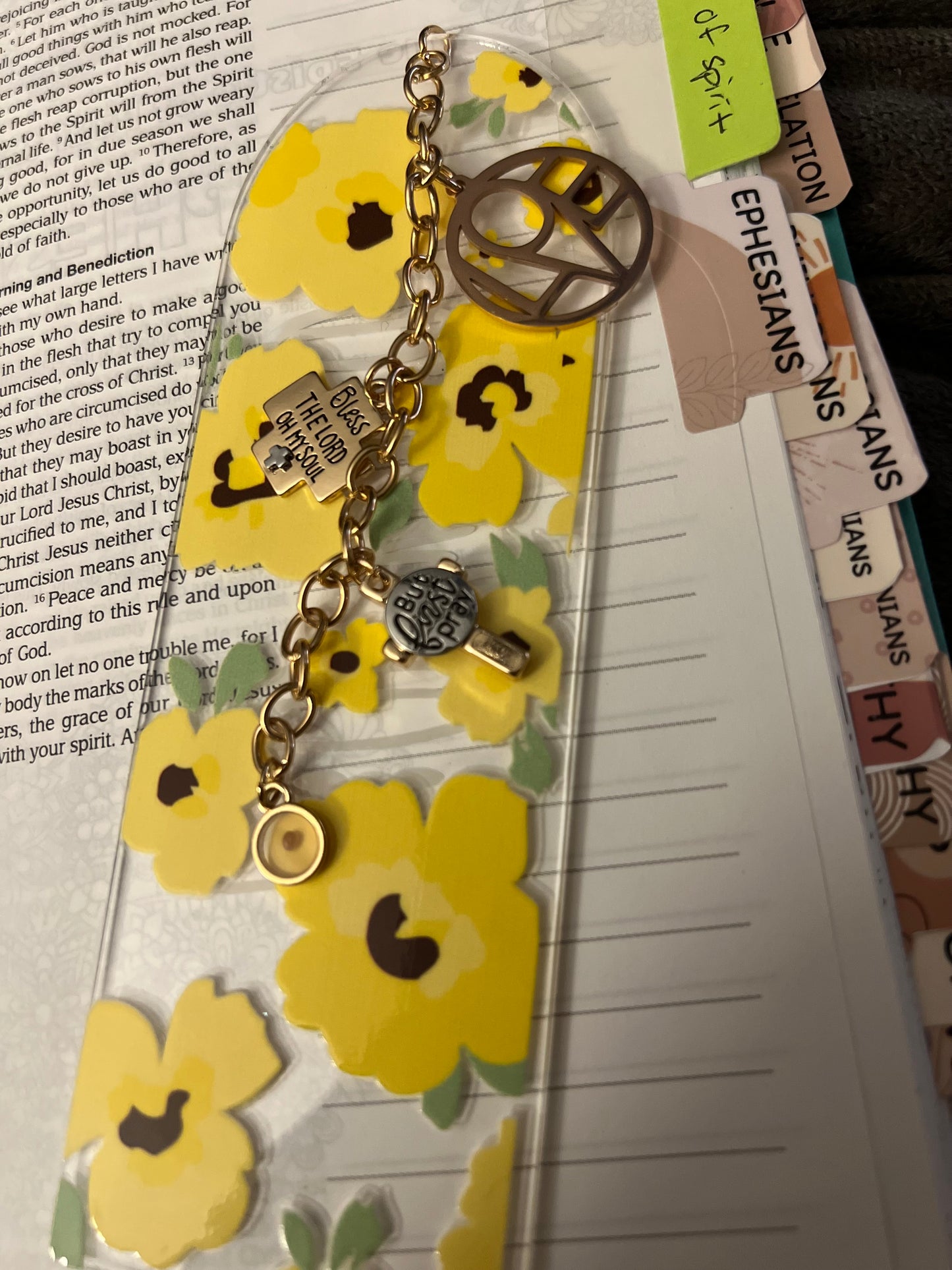 Faith Charm Bookmark