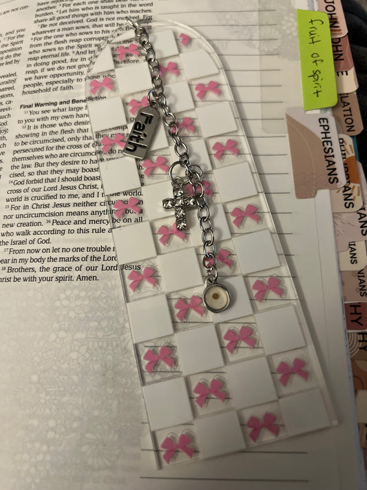 Faith Charm Bookmark